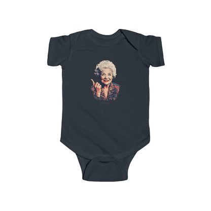Betty White Newborn Onesie Unique Baby Gift, Baby Clothes, Baby Shower Gift, Baby Boy and Baby Girl, Graphic Tees for Newborn