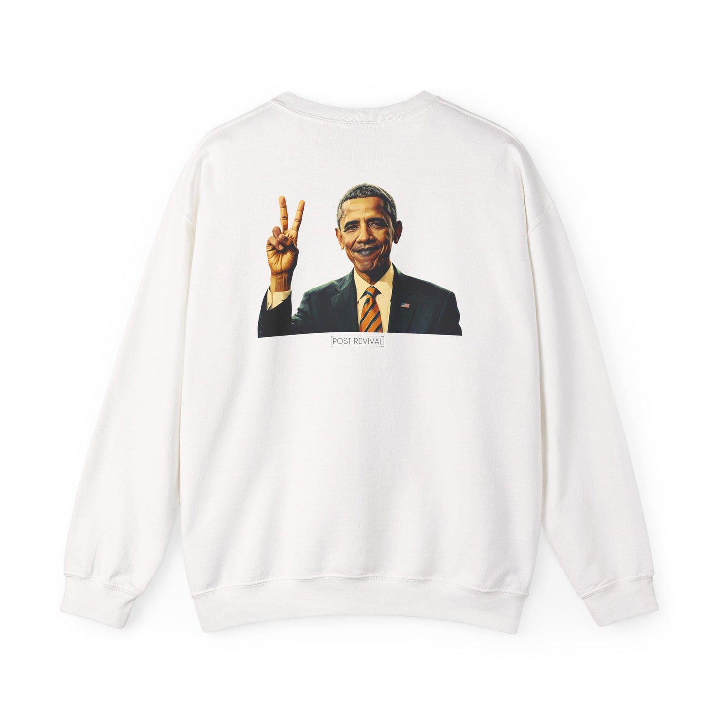 Barack Obama Digital Art Crewneck Sweatshirt | Modern Art Sweatshirt | Gifts For Him and Her | Patriotic USA Thank You Gift