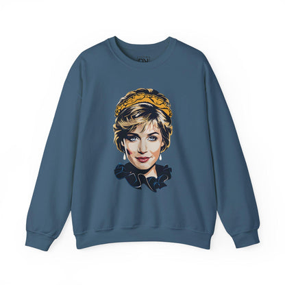 Princess Diana Digital Art Crewneck Sweatshirt | Modern Art Sweatshirt | Gifts For Him and Her | Best Friend Birthday Gift