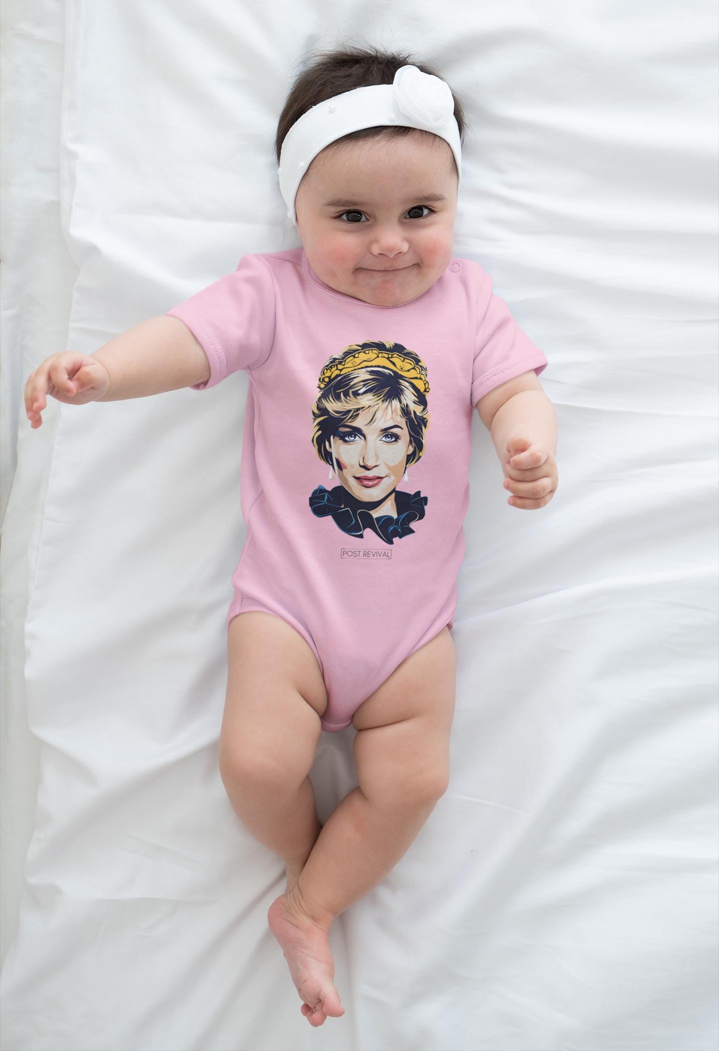 Princess Diana Newborn Onesie Unique Baby Gift, Baby Clothes, Baby Shower Gift, Baby Boy or Baby Girl, Graphic Tees for Newborn