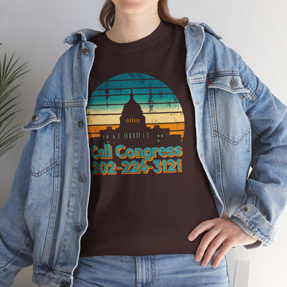 Unisex Call Congress Tee - Promote Constituent Advocacy and Representation