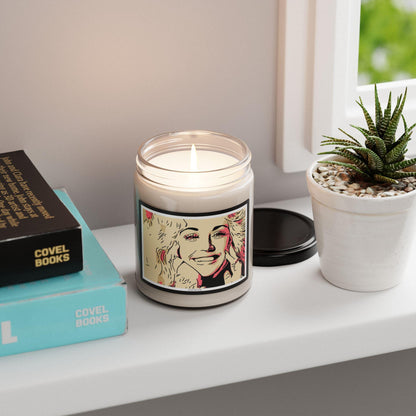 Dolly Parton-Inspired Soy Candle – 9oz Scented Gift for Country Music Fans, Home Décor, Funny Gift, Southern Charm