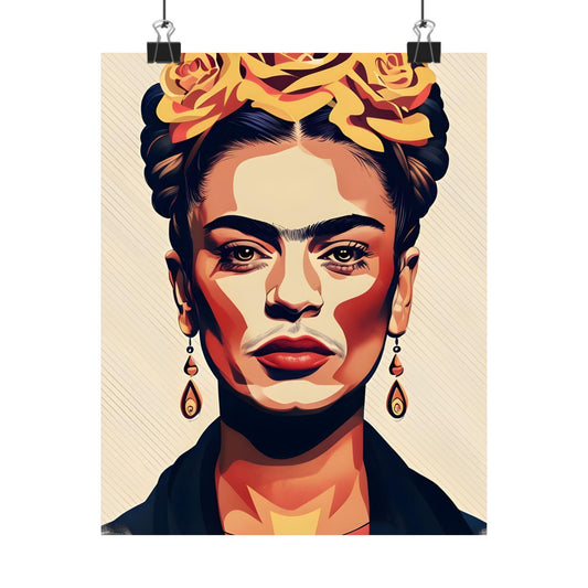 Frida Kahlo Digital Art Print Funky Wall Art, Modern Pop Art, Gifts For Her, Feminist, LGBTQ, Apartment Decor