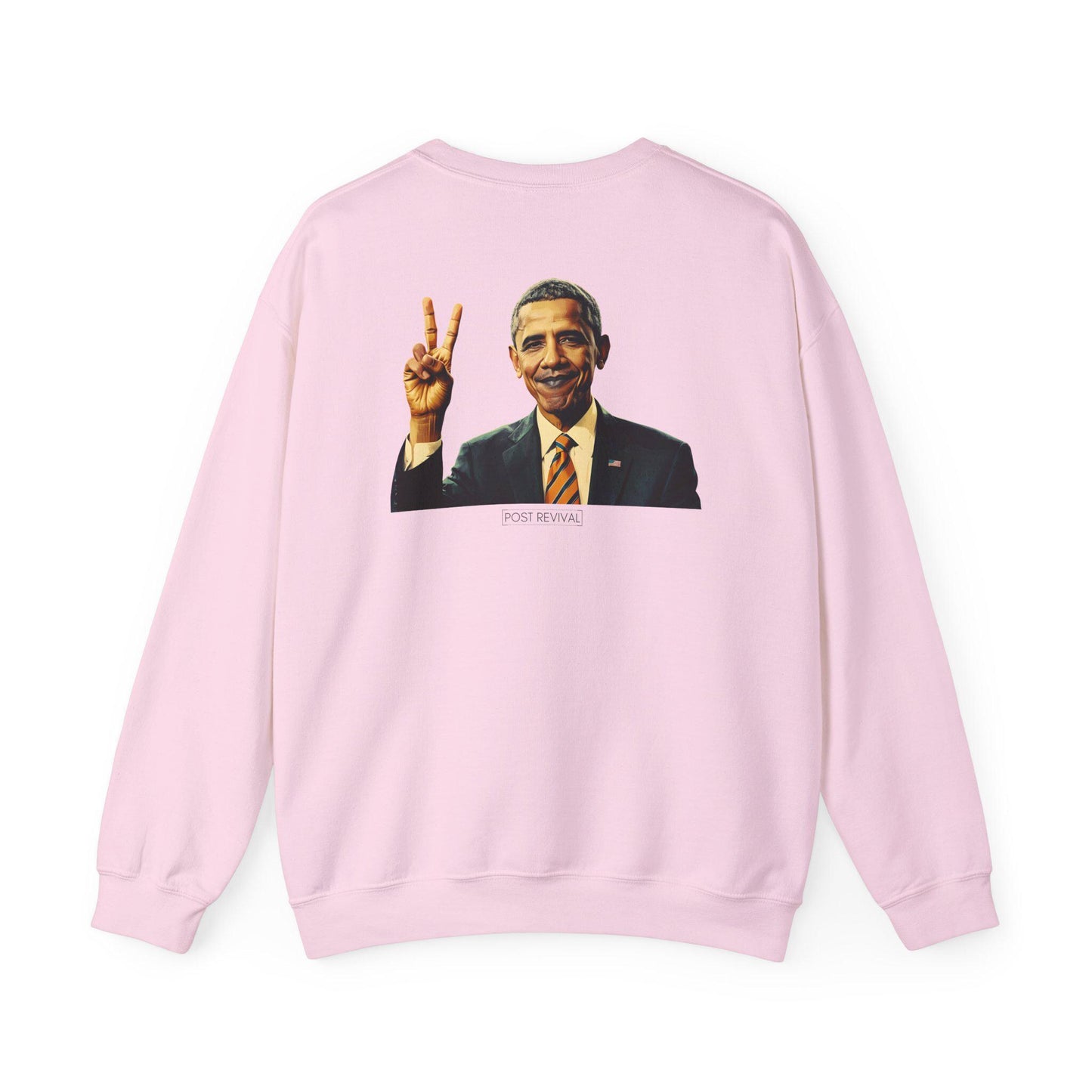 Barack Obama Digital Art Crewneck Sweatshirt | Modern Art Sweatshirt | Gifts For Him and Her | Patriotic USA Thank You Gift