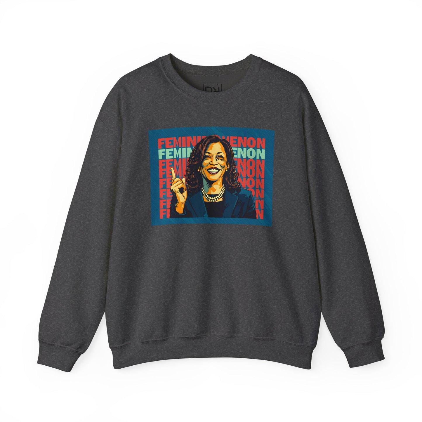 Kamala Harris Digital Art Crewneck Sweatshirt | Modern Art Sweatshirt | Gifts For Him and Her | Pop Art Design | Best Friend Birthday Gift