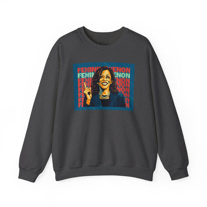 Kamala Harris Digital Art Crewneck Sweatshirt | Modern Art Sweatshirt | Gifts For Him and Her | Pop Art Design | Best Friend Birthday Gift